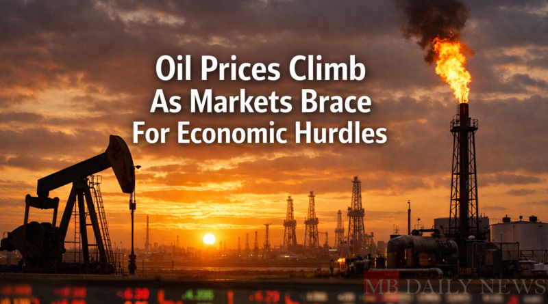 Oil Prices Climb As Markets Brace For Economic Hurdles
