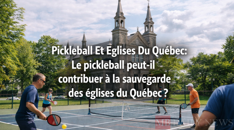 Pickleball Et Églises Du Québec: Le pickleball peut-il contribuer à la sauvegarde des églises du Québec ?