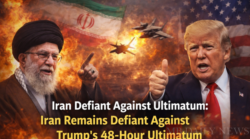 Iran Defiant Against Ultimatum: Iran Remains Defiant Against Trump's 48-Hour Ultimatum