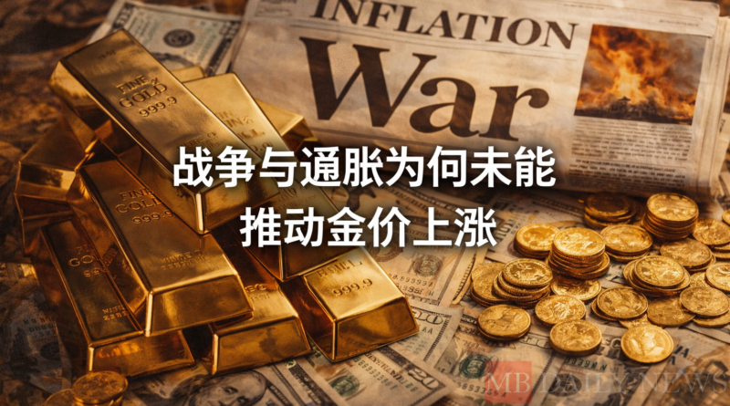 战争与通胀为何未能推动金价上涨