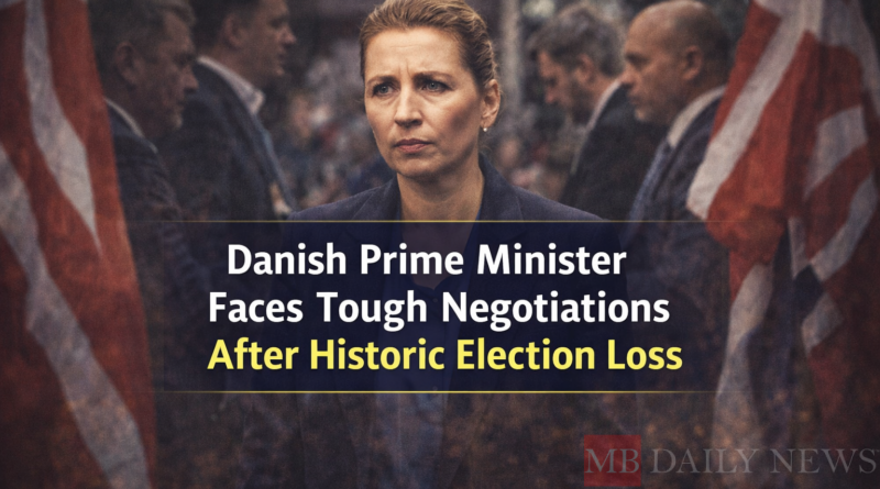 Danish Prime Minister Faces Tough Negotiations After Historic Election Loss