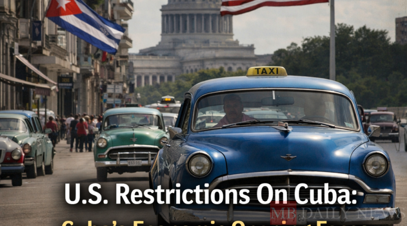 U.s. Restrictions On Cuba: Cuba's Economic Opening Faces Obstacles from U.S. Restrictions