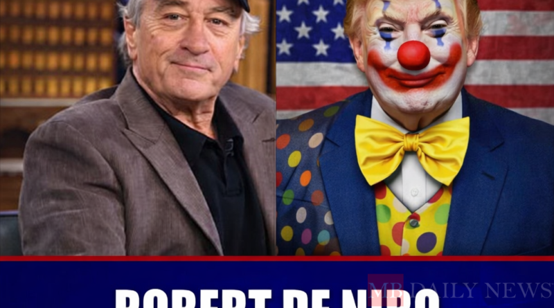 Robert De Niro against Donald Trump