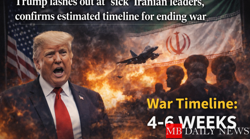 Trump Iran War Timeline: President Targets Quick End to Conflict