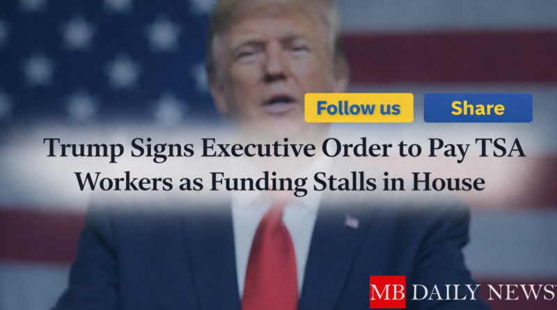 Trump TSA executive order pay workers