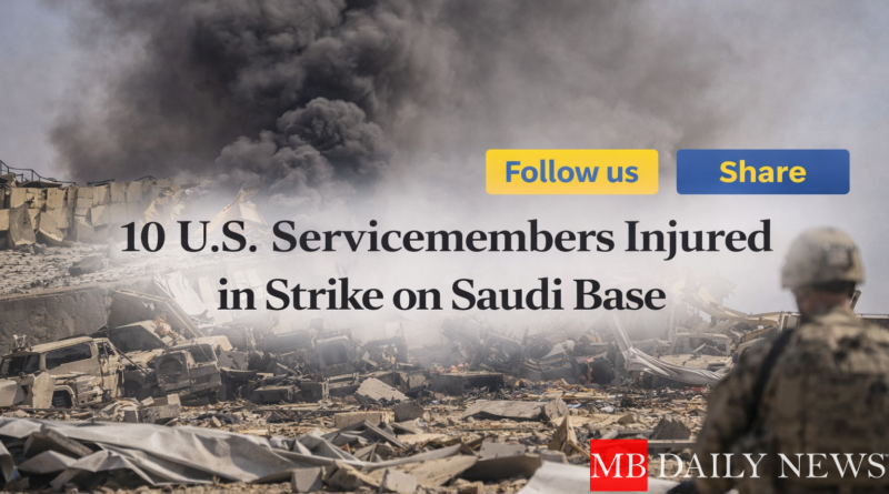 U.S. servicemembers injured Saudi base strike