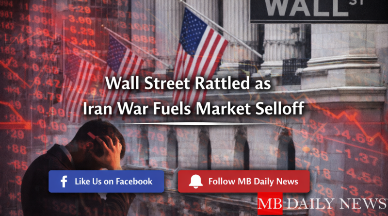 Wall Street Iran war market selloff