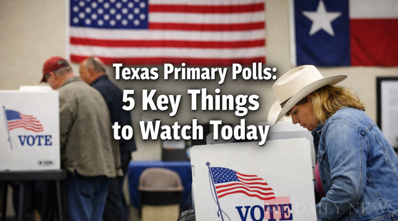 Texas primary polls