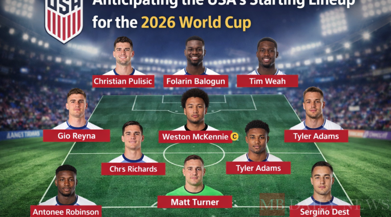 Anticipating the USA's Starting Lineup for the 2026 World Cup