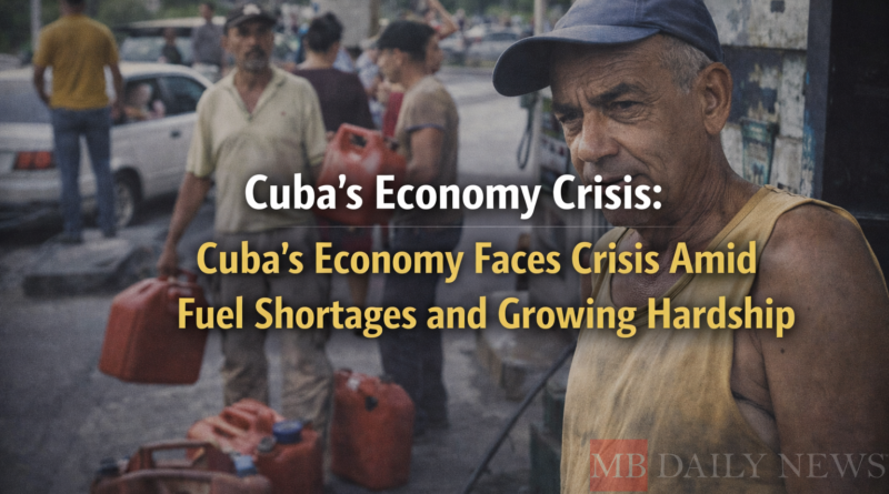 Cuba's Economy Crisis: Cuba's Economy Faces Crisis Amid Fuel Shortages and Growing Hardship