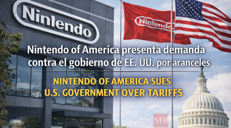 Nintendo of America presenta demanda contra el gobierno de EE. UU. por aranceles