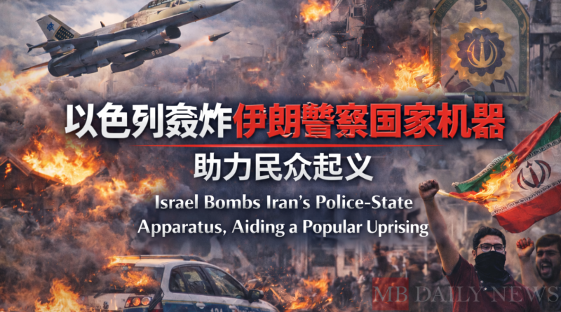 以色列轰炸伊朗警察国家机器，助力民众起义
