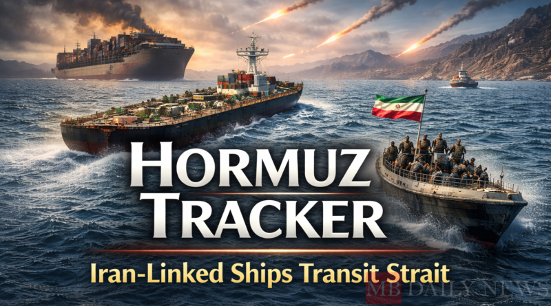 Hormuz Tracker: Iran-Linked Ships Transit Strait as Global Carriers Stay Away
