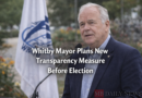 Whitby Mayor Plans New Transparency Measure Before Election