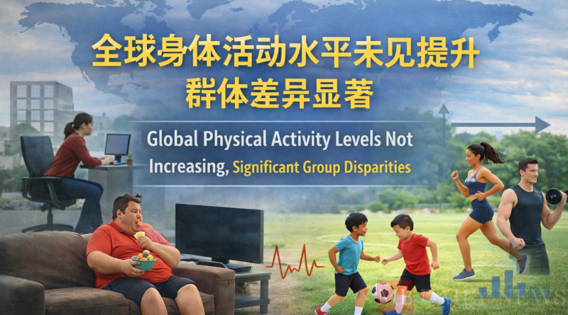 全球身体活动水平未见提升，群体差异显著