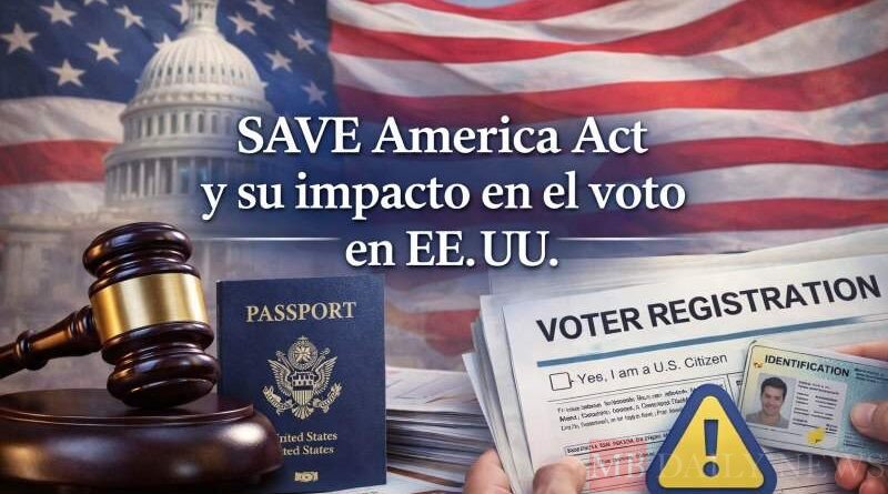 Detalles sobre la SAVE America Act y su impacto en el voto en EE. UU.