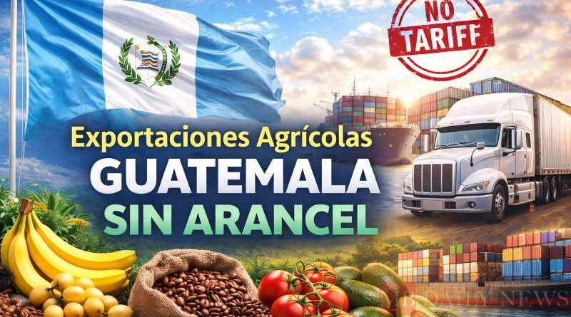 Exportaciones agrícolas Guatemala sin arancel