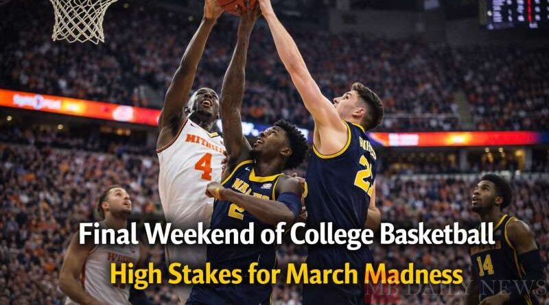 Final Weekend of College Basketball High Stakes for March Madness