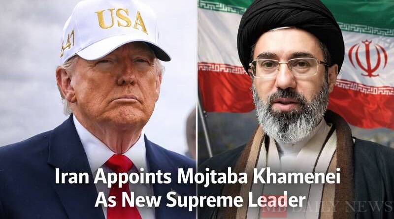 Iran Appoints Mojtaba Khamenei As New Supreme Leader