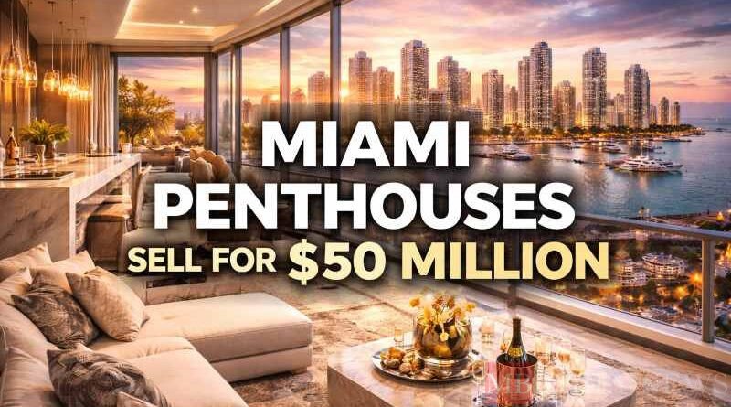 Miami penthouses sell for nearly $50 million