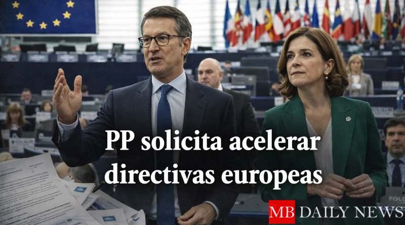 PP solicita acelerar directivas europeas