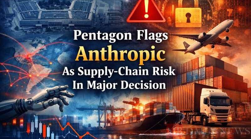 Pentagon Flags Anthropic As Supply-Chain Risk In Major Decision