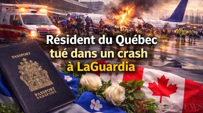 Résident du Québec tué dans un crash à LaGuardia