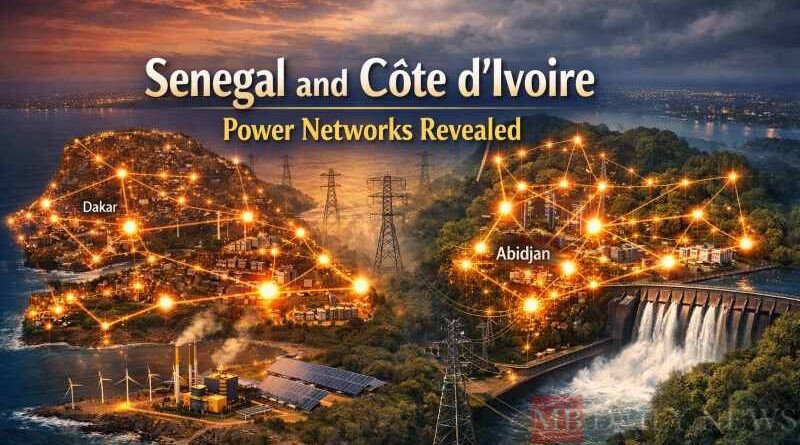 Senegal and Côte d'Ivoire power networks revealed