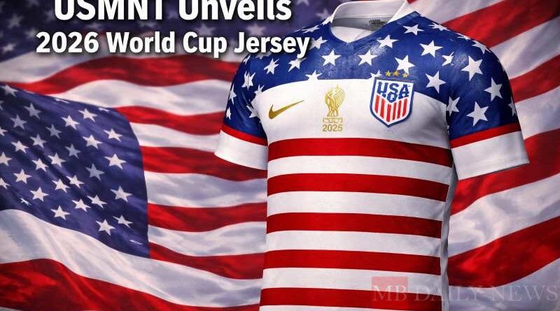 USMNT 2026 World Cup jersey USMNT Unveils 2026 World Cup Jersey