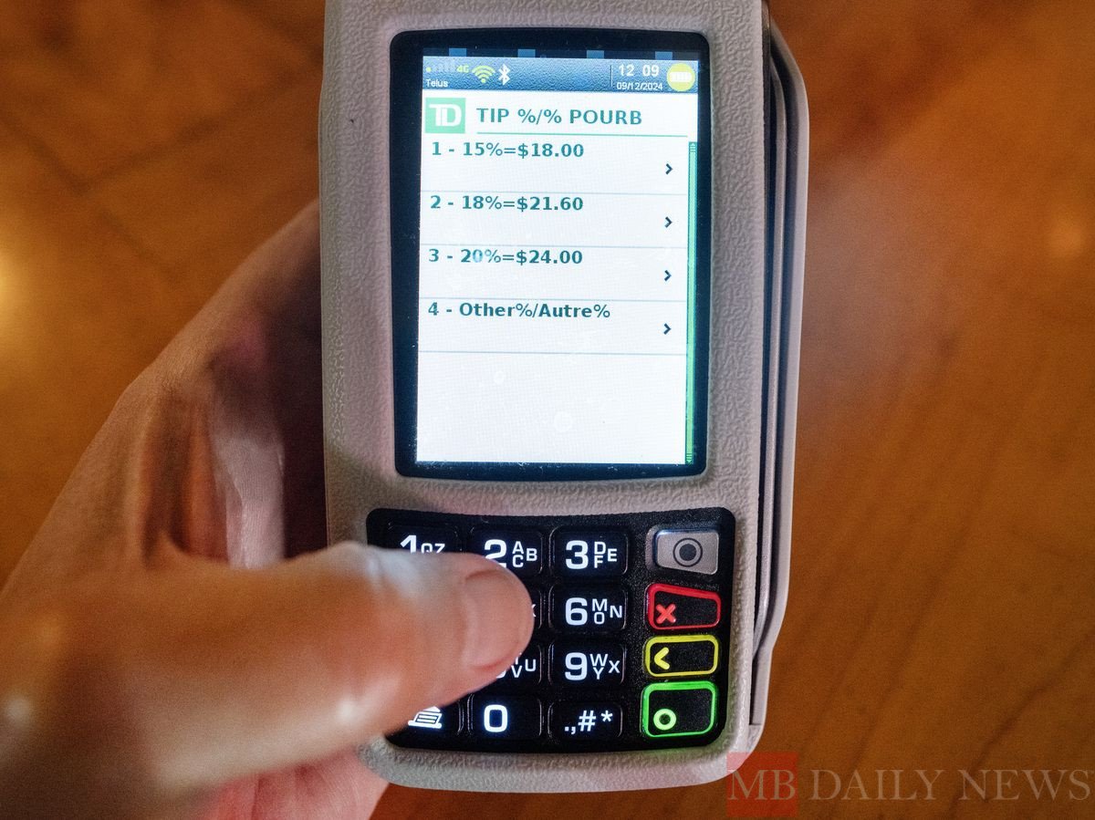 More than half of Canadians say they’re frugal tippers and tend to opt for the lower tip option and/or only tip for exceptional service.