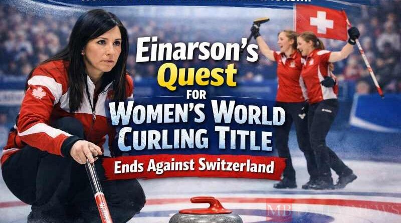 women's world curling championship: Einarson's Quest for Women's World Curling Title Ends Against Switzerland