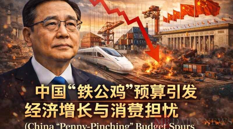 中国“铁公鸡”预算引发经济增长与消费担忧
