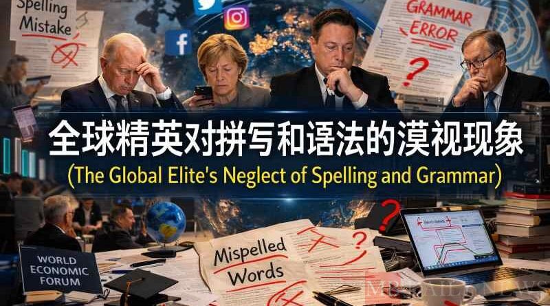 全球精英对拼写和语法的漠视现象