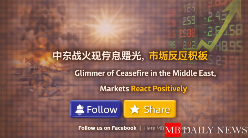 Select 中东战火现停息曙光，市场反应积极 中东战火现停息曙光，市场反应积极