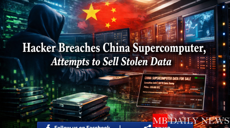 A Hacker Allegedly Breaches China Supercomputer and Attempts to Sell Stolen Data