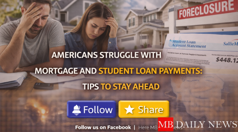 Americans Struggle with Mortgage and Student Loan Payments: Tips to Stay Ahead