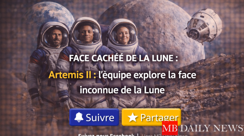 Face Cachée De La Lune: Artemis II : l’équipe explore la face inconnue de la Lune