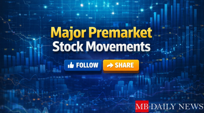 Major Premarket Stock Movements Key Players to Watch