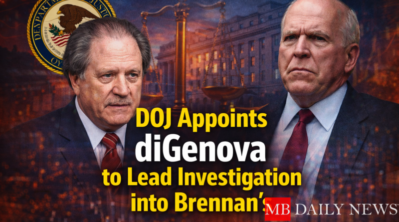 DOJ Appoints diGenova to Lead Investigation into Brennan's