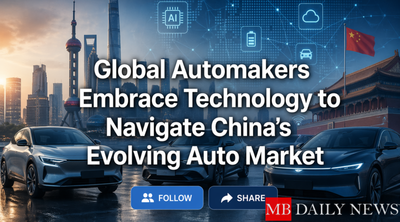 Global Automakers Embrace Technology to Navigate China's Evolving Auto Market