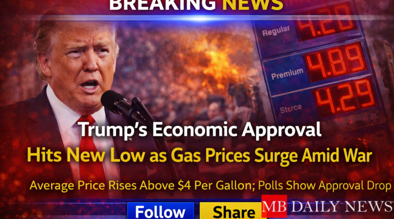 Trump economic approval gas prices