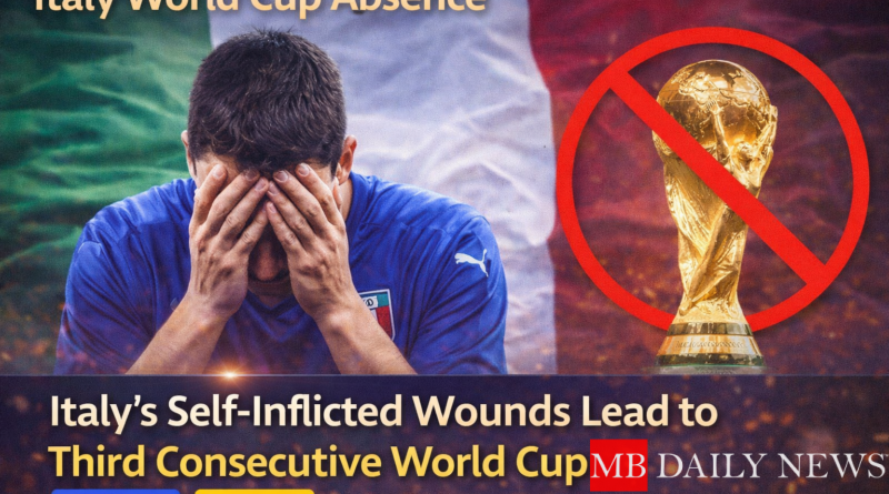 Italy World Cup Absence: Italy’s Self-Inflicted Wounds Lead to Third Consecutive World Cup