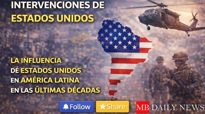 Intervenciones De Estados Unidos La influencia de Estados Unidos en América Latina en las últimas décadas