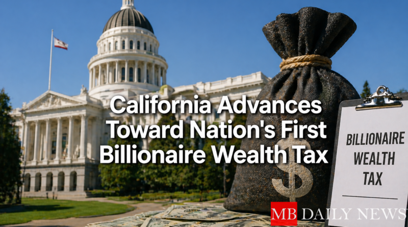 California Advances Toward Nation's First Billionaire Wealth Tax