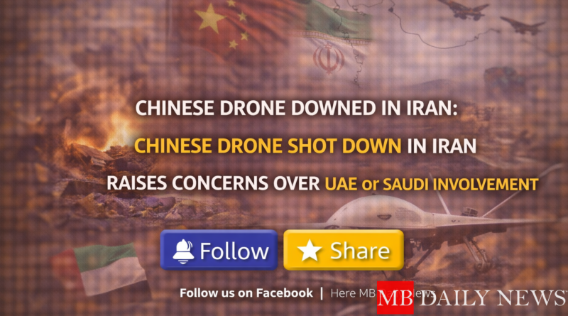 Chinese Drone Downed In Iran: Chinese Drone Shot Down in Iran Raises Concerns Over UAE or Saudi Involvement