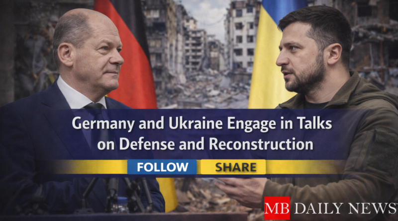 Germany and Ukraine Engage in Talks on Defense and Reconstruction