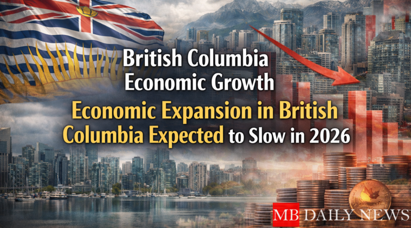 British Columbia economic growth Economic Expansion in British Columbia Expected to Slow in 2026