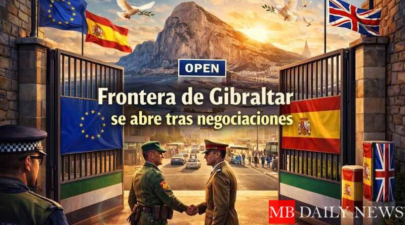Frontera de Gibraltar se abre tras negociaciones