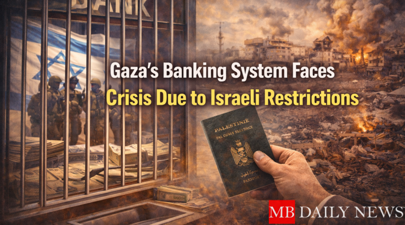 Gaza's Banking System Faces Crisis Due to Israeli Restrictions