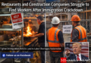 Labor shortage immigration crackdown is making it harder for restaurants and construction companies to find workers, driving costs higher and slowing business operations.